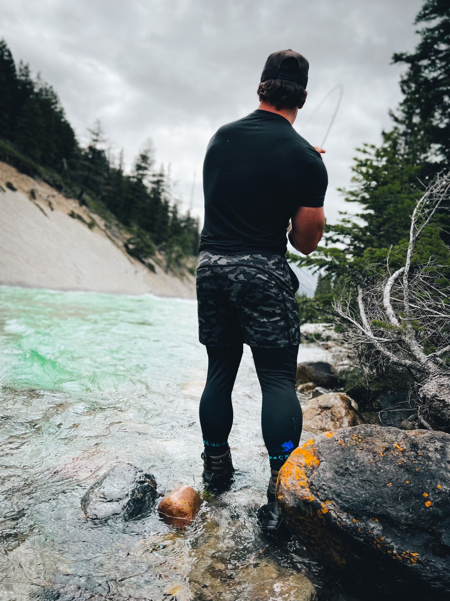 Mens - UV Polyester Compression Pant
