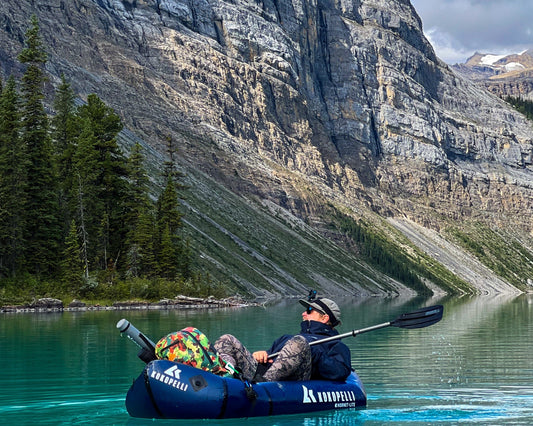 pack raft fishing banff