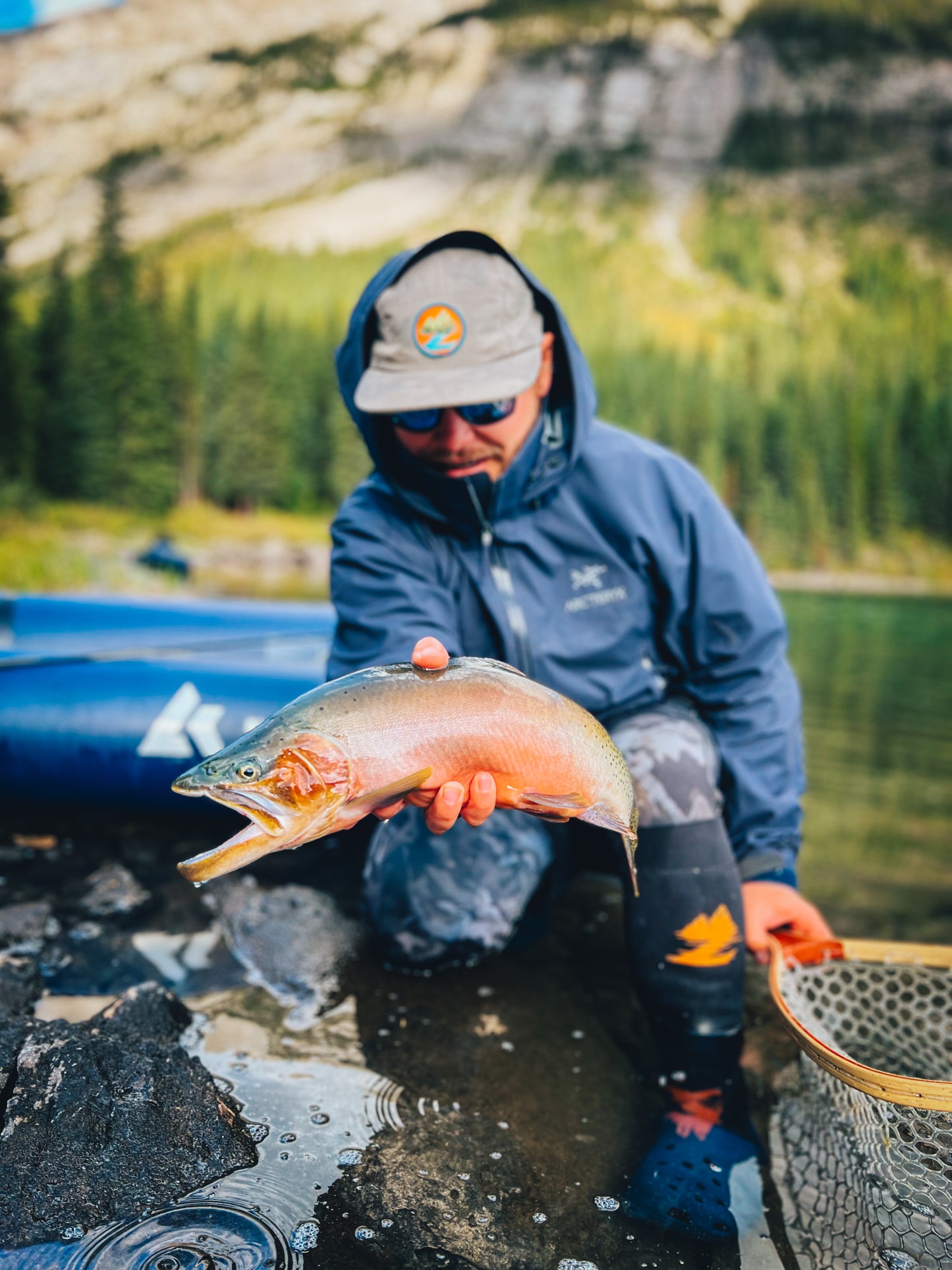 Backcountry Skinz Water Resistant Retro 5 Panel Hat