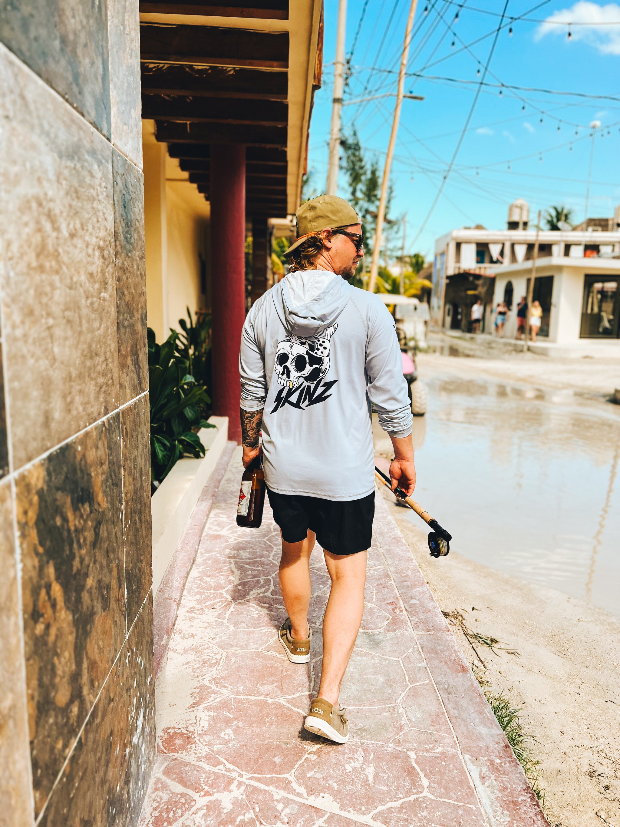 Backcountry Skinz Fish Brain / Slay Day SolarFlexz UVPro Hoody