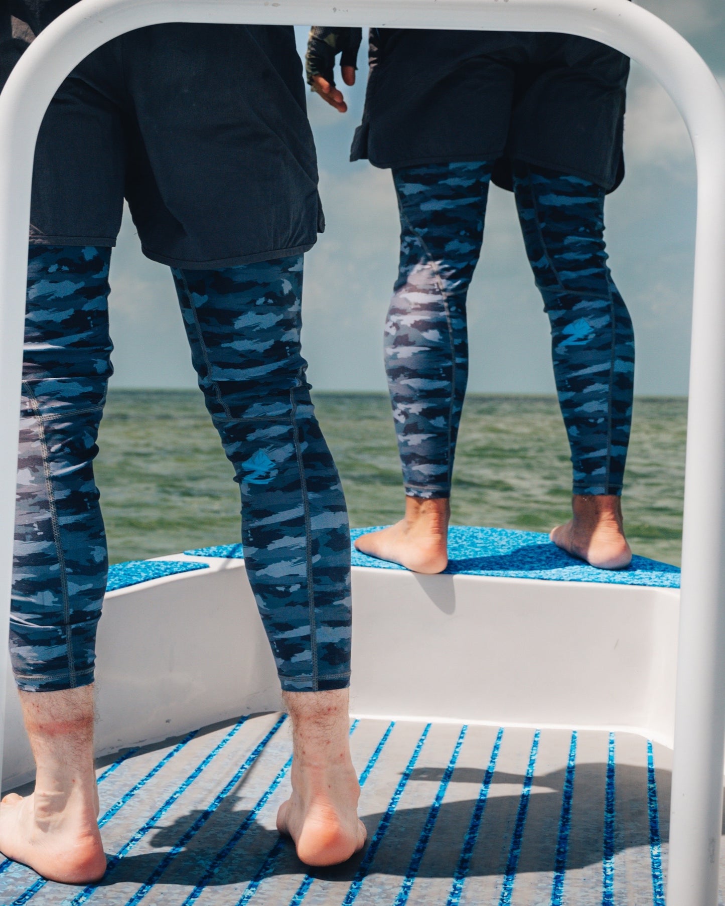 Mens - UV Solar Flexz Lite-Blue Slate Camo Leggings