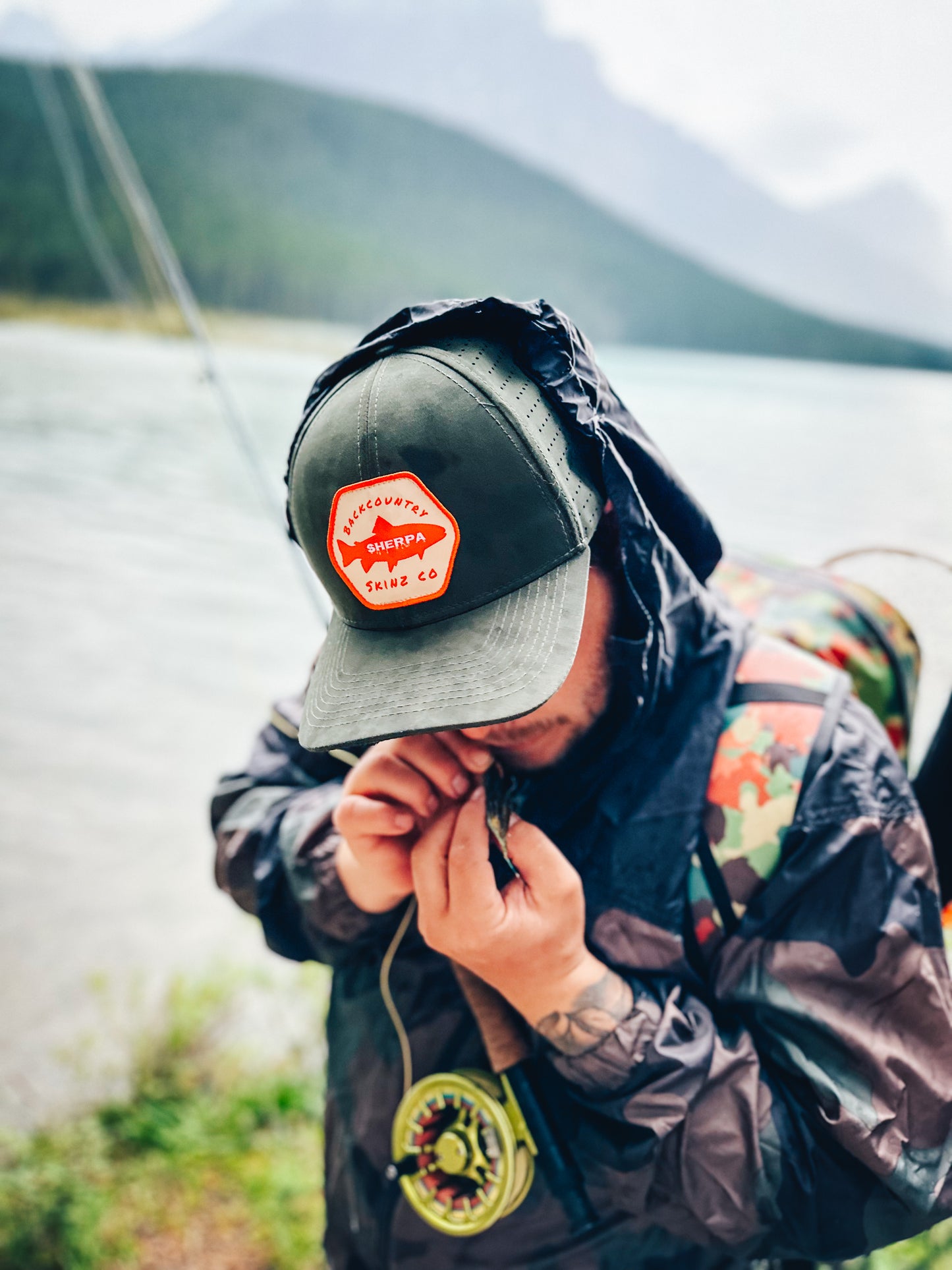 Fish Sherpa Water Resistant Hat