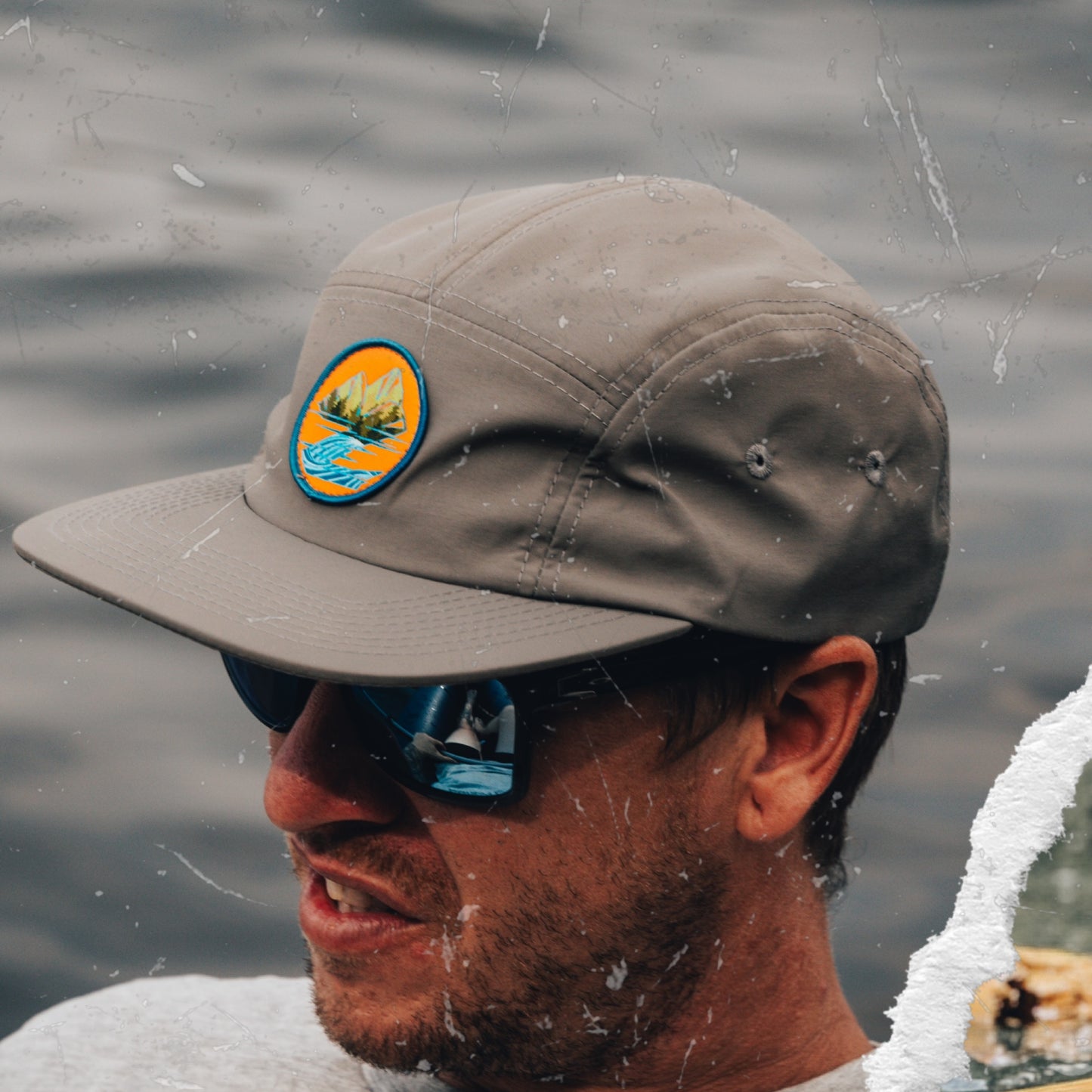 Backcountry Skinz Water Resistant Retro 5 Panel Hat