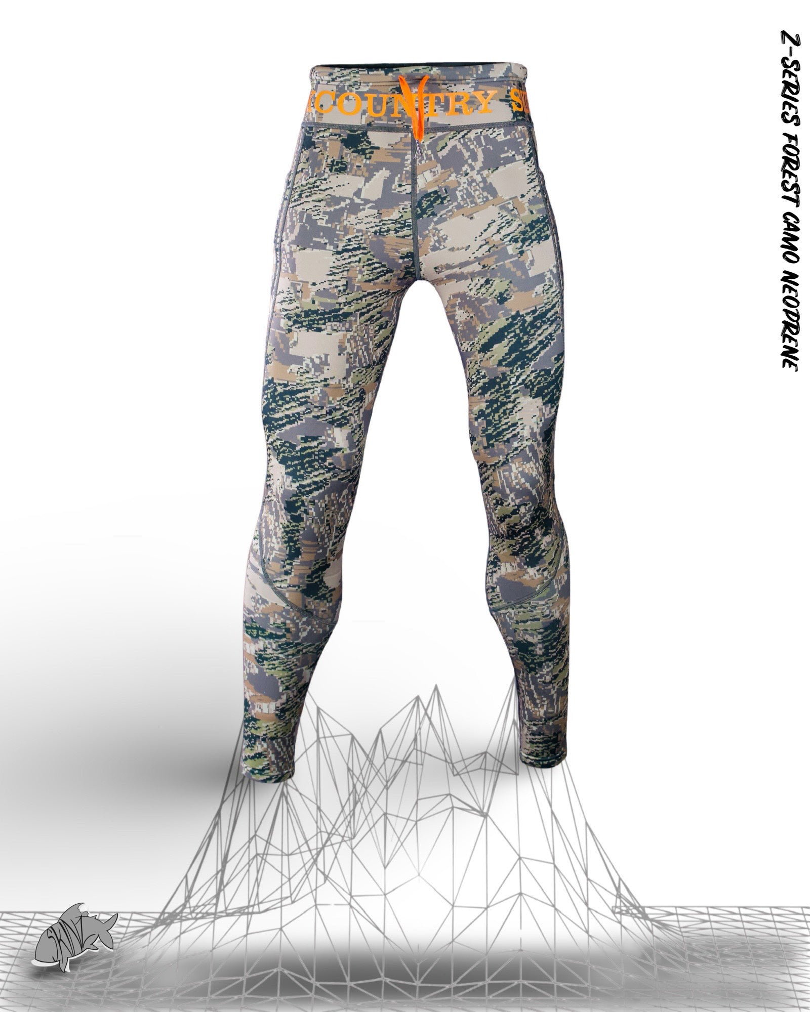 Z Series Neoprene Forest Camo Leggings - Unisex – backcountryskinz