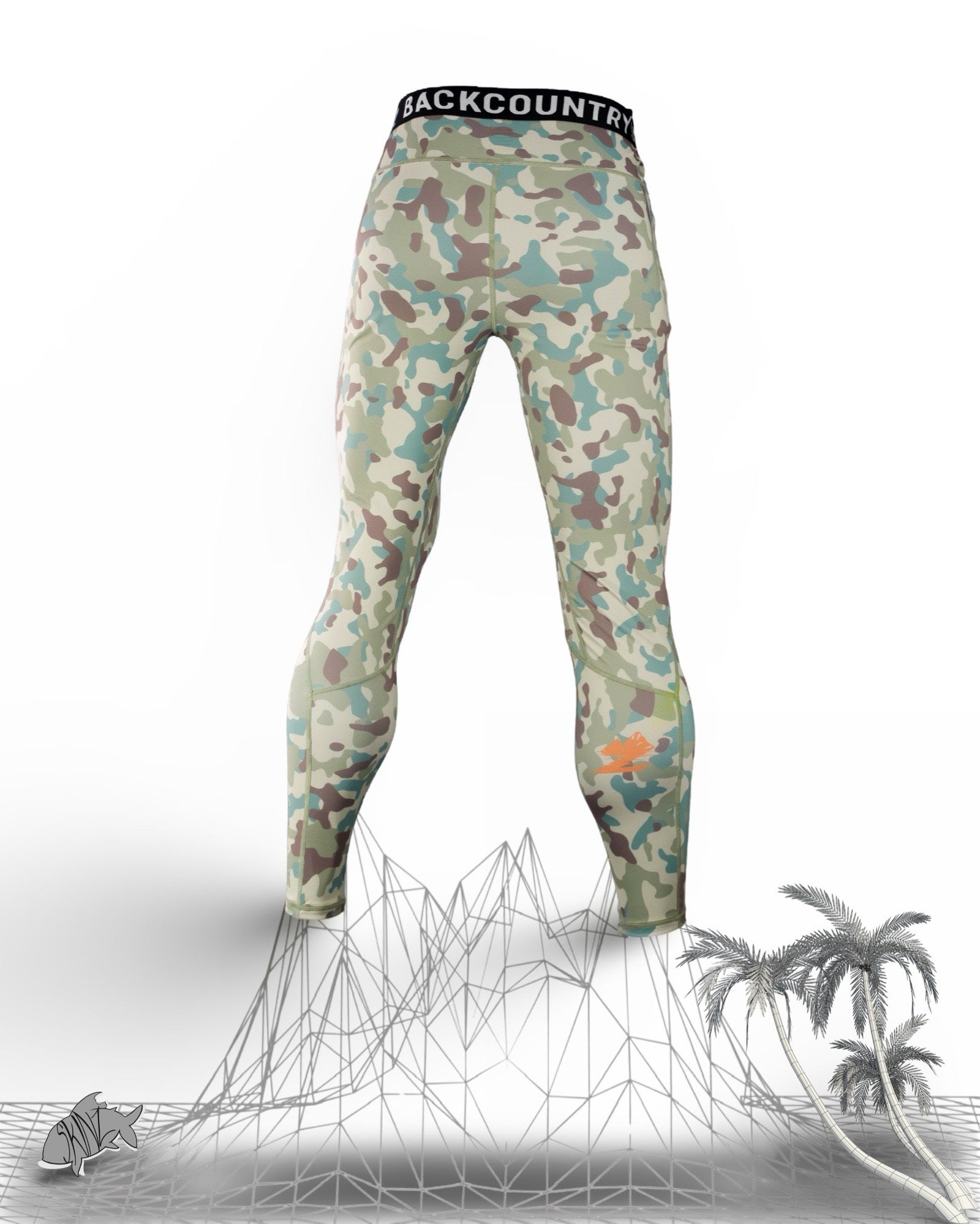 Mens SolarFlexz UVPro -Sandstorm Camo Leggings – backcountryskinz
