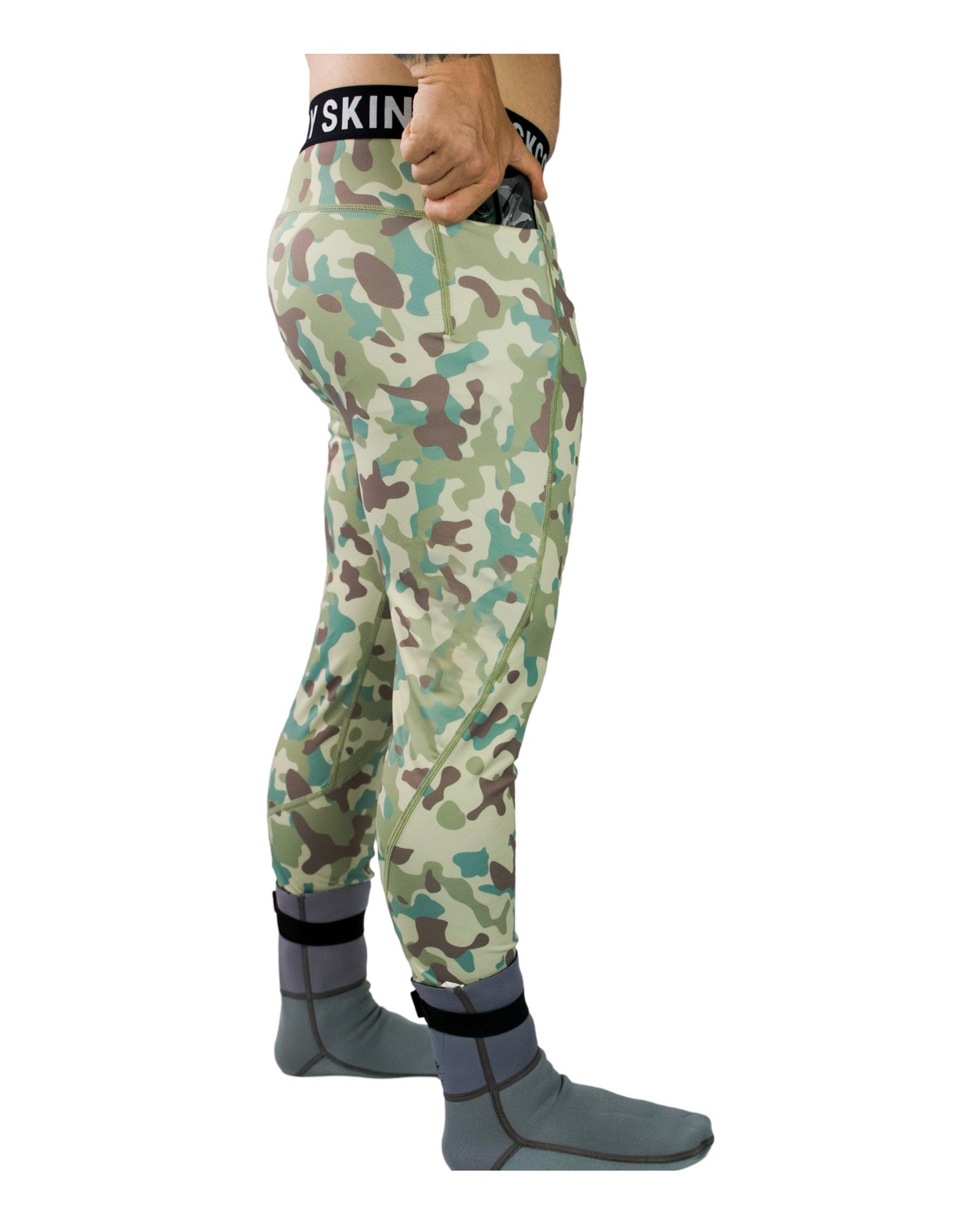 Mens - Sandstorm Camo UV Polyester Compression Pant