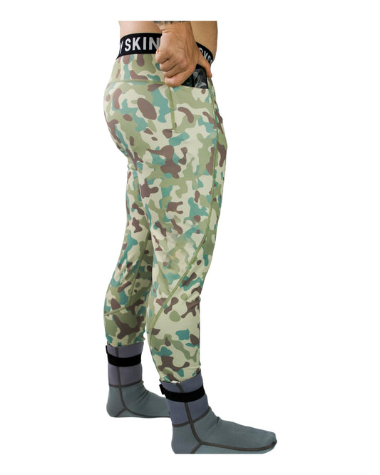 Mens - Sandstorm Camo UV Polyester Compression Pant