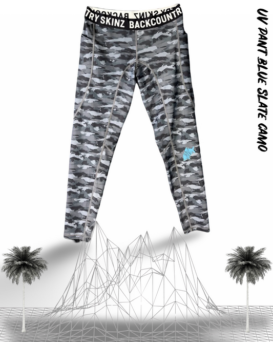 Mens - UV Solar Flexz Lite-Blue Slate Camo Leggings