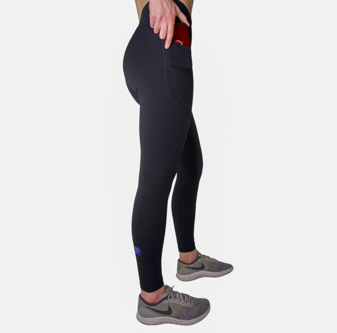 Women's High - Rise - Dual Pocket Polyester Leggings
