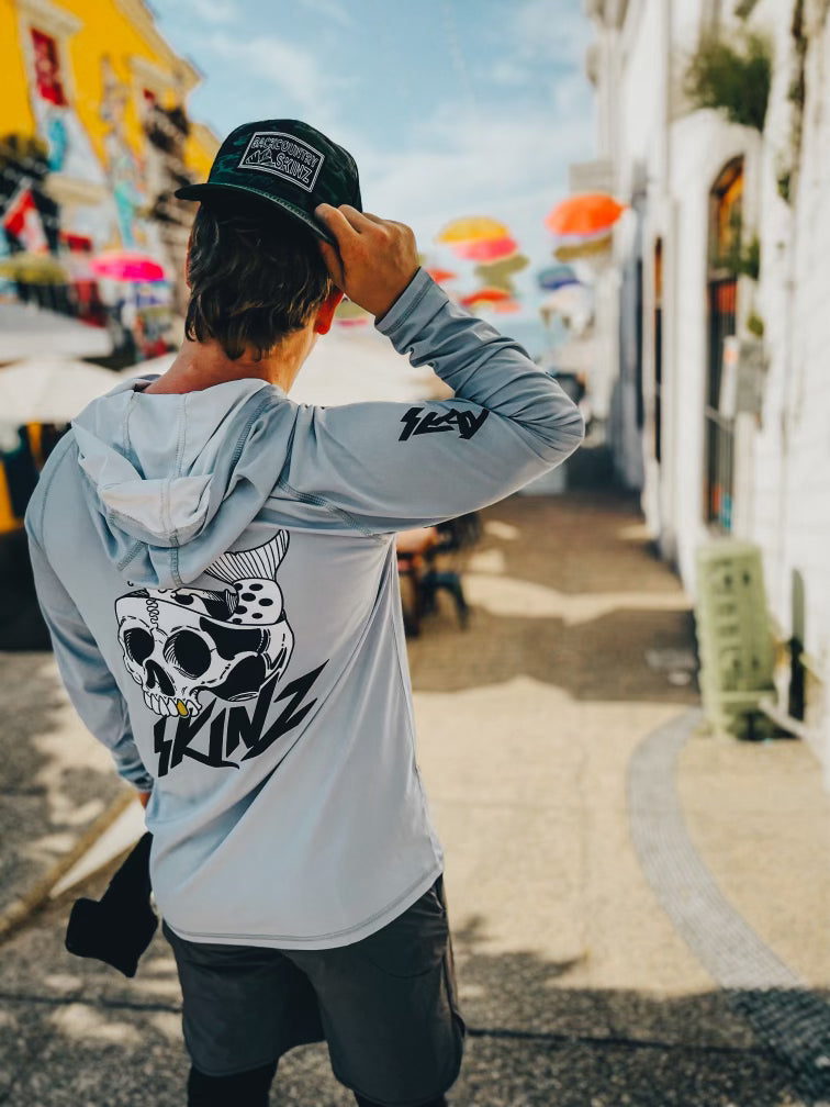 Backcountry Skinz Fish Brain Slay Day UV Sun Shirt